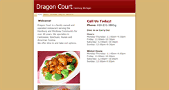Desktop Screenshot of dragoncourtmi.com
